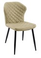 Стул  DikLine 238 экокожа BEIGE / опоры черные 37698 - фото 18749